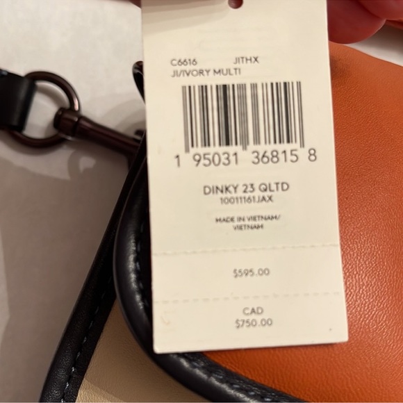 Coach Limited Edition DINKY 23 Quilted Colorblock Crossbody - Picture 2 of 7
